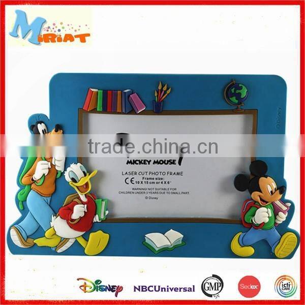 Lovely cartoon character m&m pvc photo frame