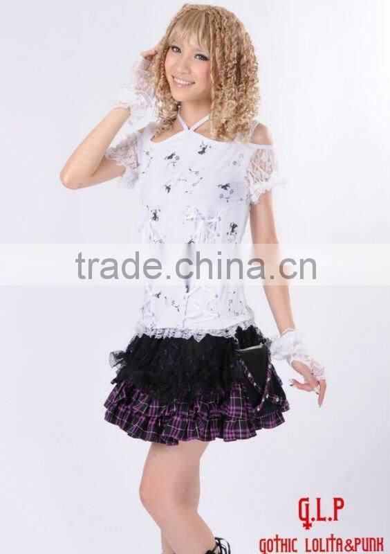 GOTHIC PUNK Lolita LACE QUEEN SHIRT 61194