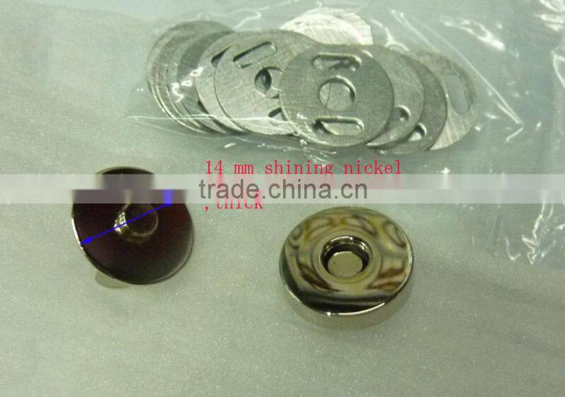 14 mm manget brooch button for purse