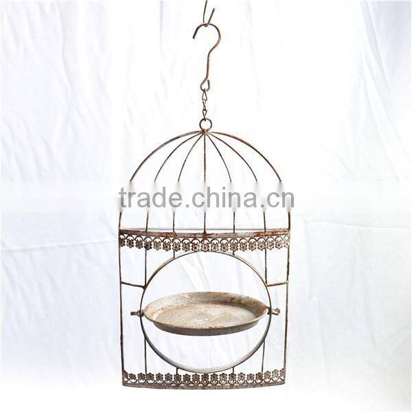 13A103NAB Garden hanging wall metal wire bird feeders