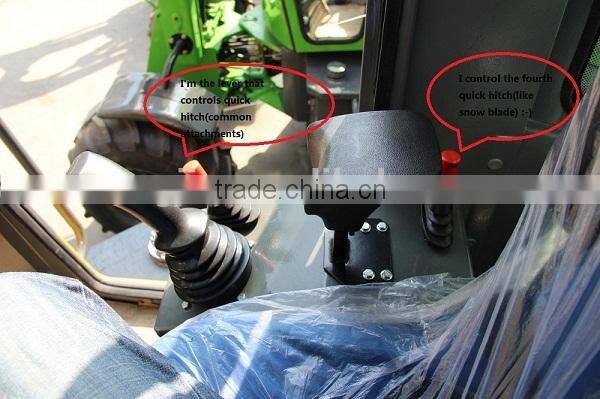 Wolf 1.6t agricultural tires loader Xinchai 498 Euro 3 engine loader compact loader