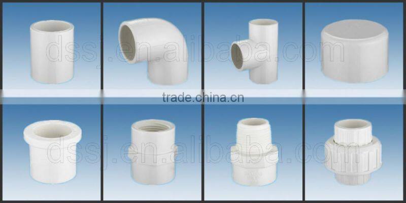 63x32mm Grey UPVC/PVC Pipe Fitting 3 Ways Reducing Tee connector