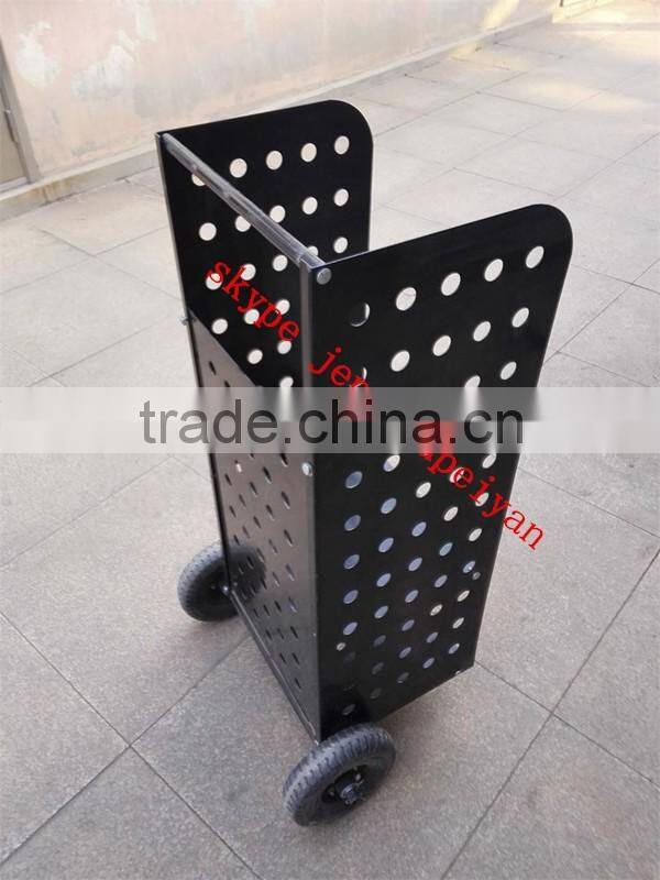 heavy duty iron wooden fire carriage hand cart TC1505