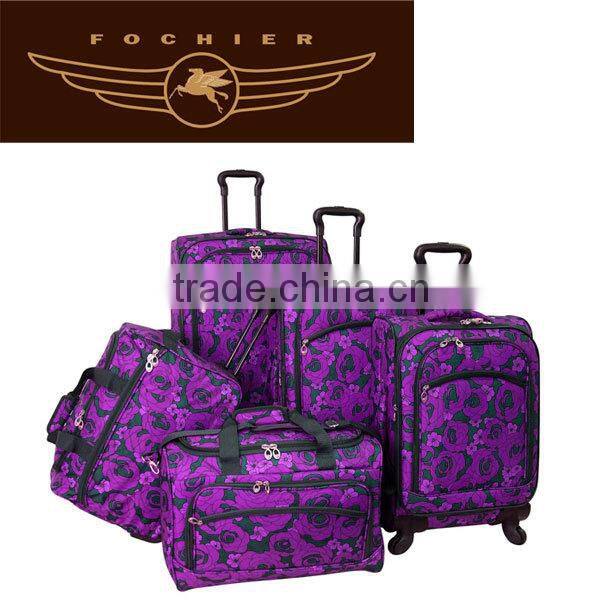 fashion kids trolley soft case gps for luggage