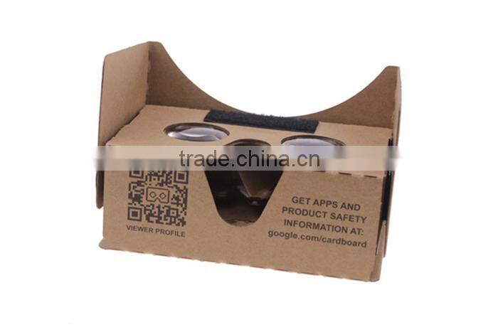 Newest google cardboard vr 3d glasses headstrap virtual reality 3D glasses Google cardboard version 2.0 with 4.8"5.0"6.0"inch