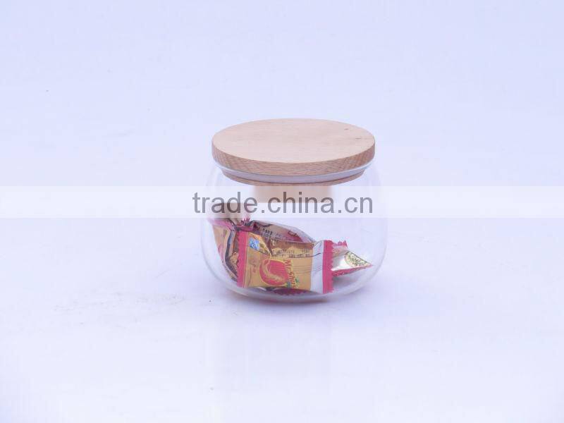 DongGuan Wood Lid Glass Bottle