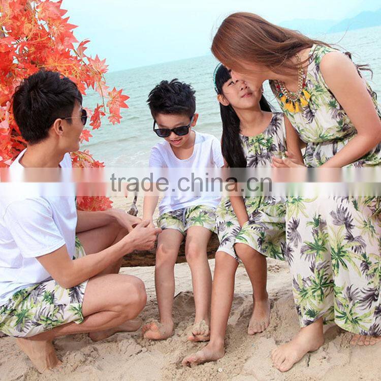 Wholesale fashion family cheap beach wear and plus size beach wear and beach wear dresses with factory prices