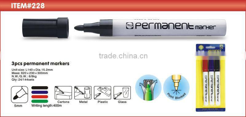 high quality permanent marker in set #228