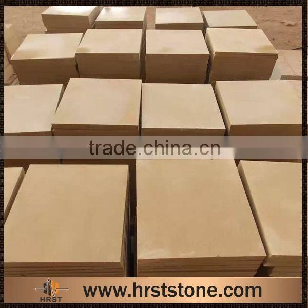 Yellow sandstone outdoor tiles for villa decoration