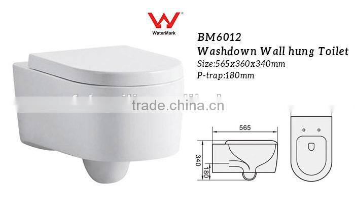 Floor mount concealed cistern toilet suite wc watermark australian standards wels