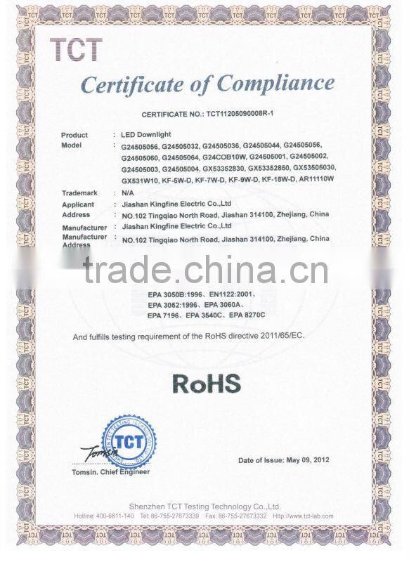 Hot Sale 7W 2835SMD 220VAC LED Cabinet Light