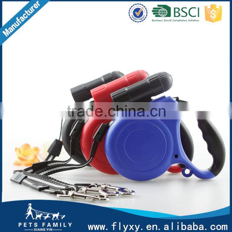 High quality pet leash nylon leash retractable