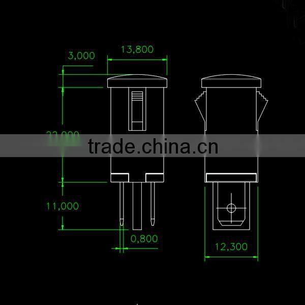 XCD9 Household appliance 220v green universal indicator light