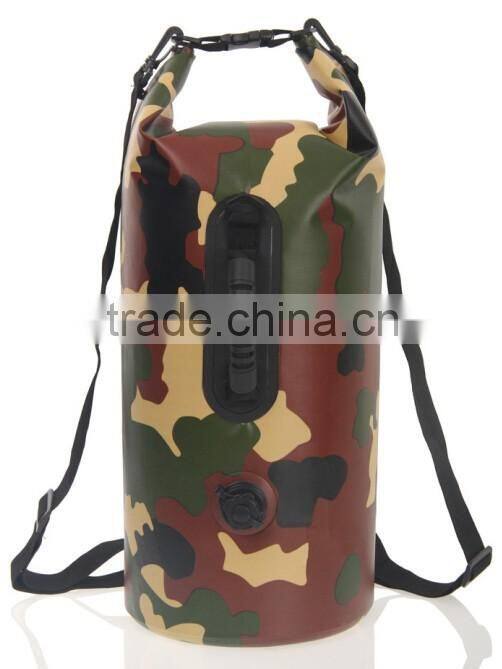 swimming waterproof bag with shoulder strap water sport rafting climbing camouflage waterproof dry bag