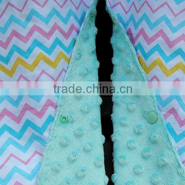 World Class Colorful Chevron Patterns Super Soft Luxurious Cotton Baby Car Seat Cover