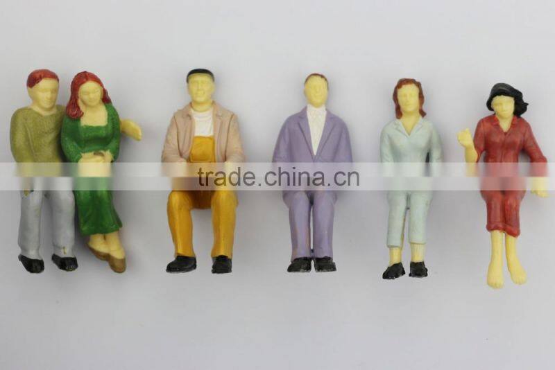Architectural mode materails, model sitting figures in resin, scale model figure, plastic model figures for 1/25,indoor figure