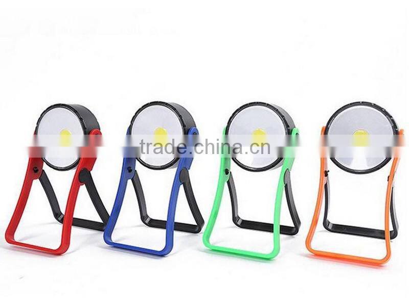 for Night Reading, Camping, Emergency Powered By 3*AAA Battery 3W COB Working Light