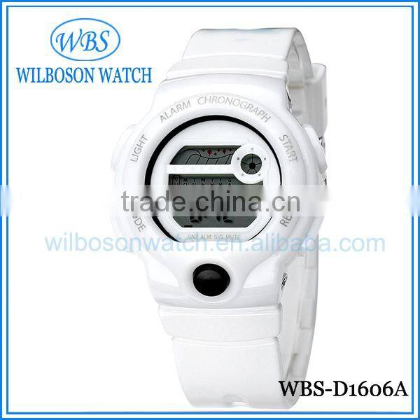 Ladies digital sport silicone watch