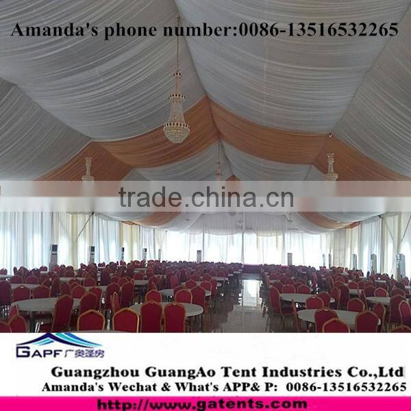 Steel banquet chairs for 500-1000people China wedding tent