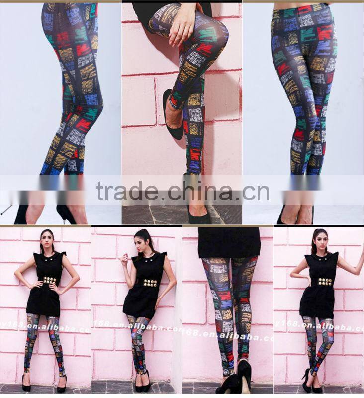 Sexy leggins women jogger pants wholesale custom printed leggings