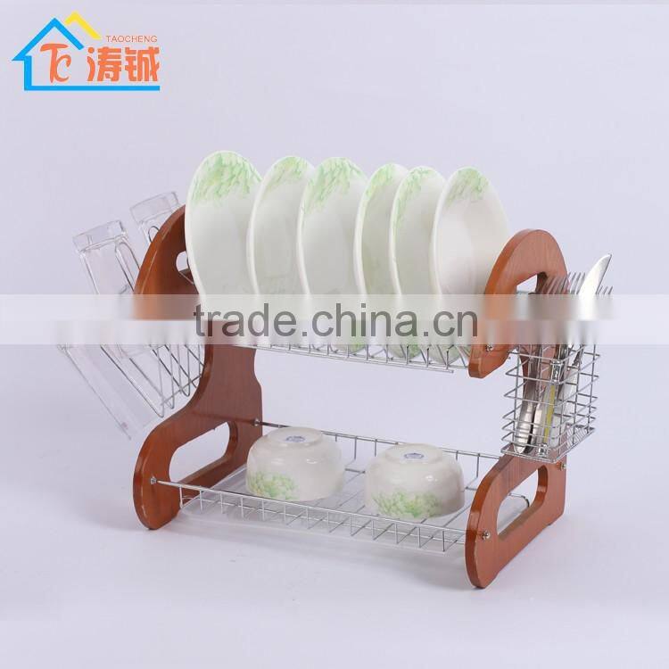 Household 2 layer dish holding rack