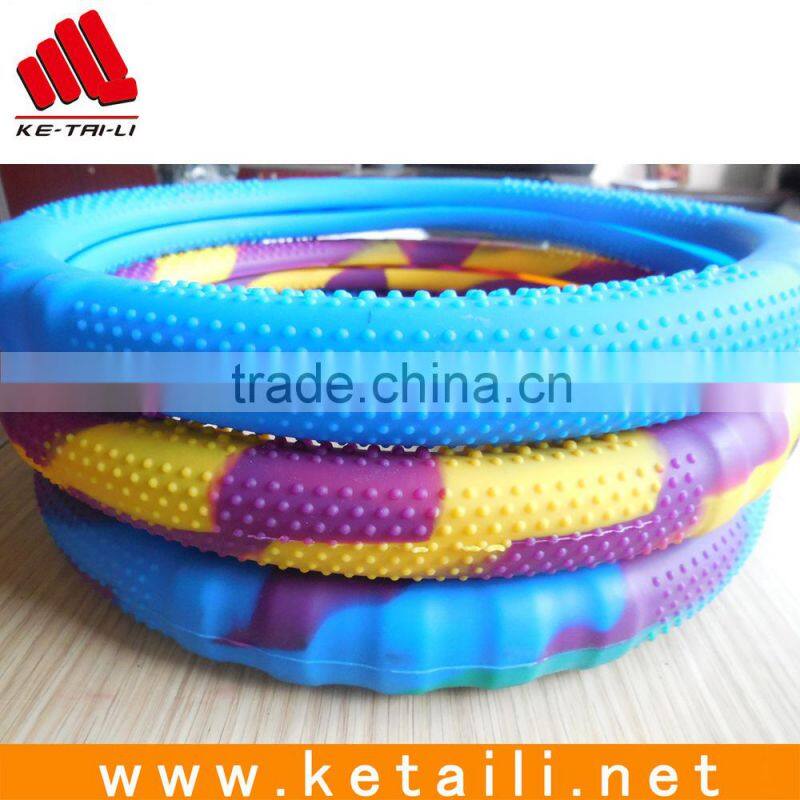 Welcome design your steering wheel cover high quality waterproof silicone cover