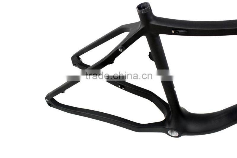 2015 carbon fat bike frame 26er carbon frame with fat bike fork full carbon snow bike frame