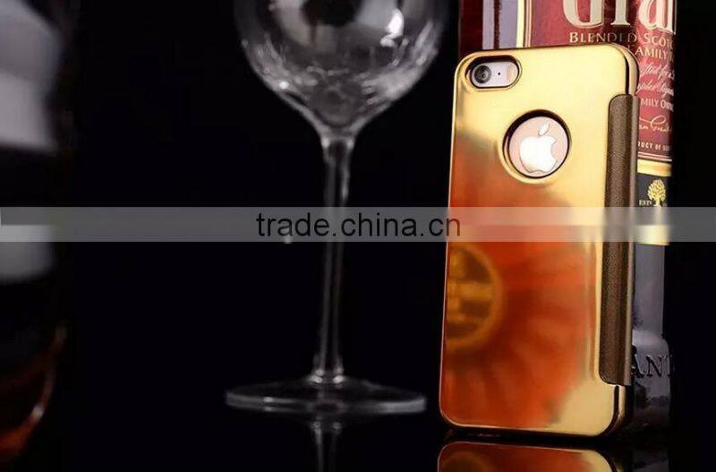 Hot Selling UV Painting Flip Smart Cover For iPhone 6