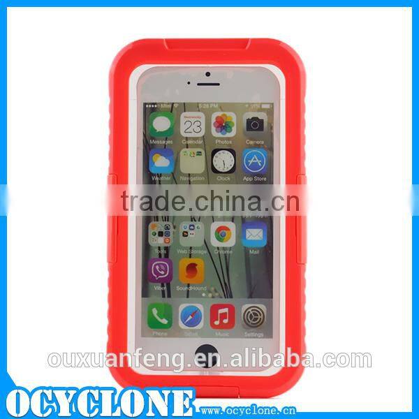 Silicone+PC cellphone case for iphone6 mobile phone