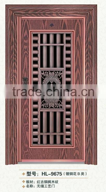 Mordern house used stainless steel exterior front door designs seamless door