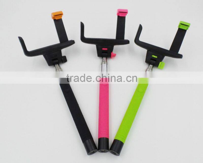 2014 camera accessory kjstar wireless shutter monopod for iphone with excellent quality