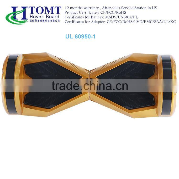 8 inch bluetooth speaker/LED light/remote controller 2 wheel self balancing electric scooter