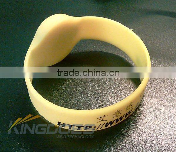 Full Color RFID Silicone Wristbands 125KHz