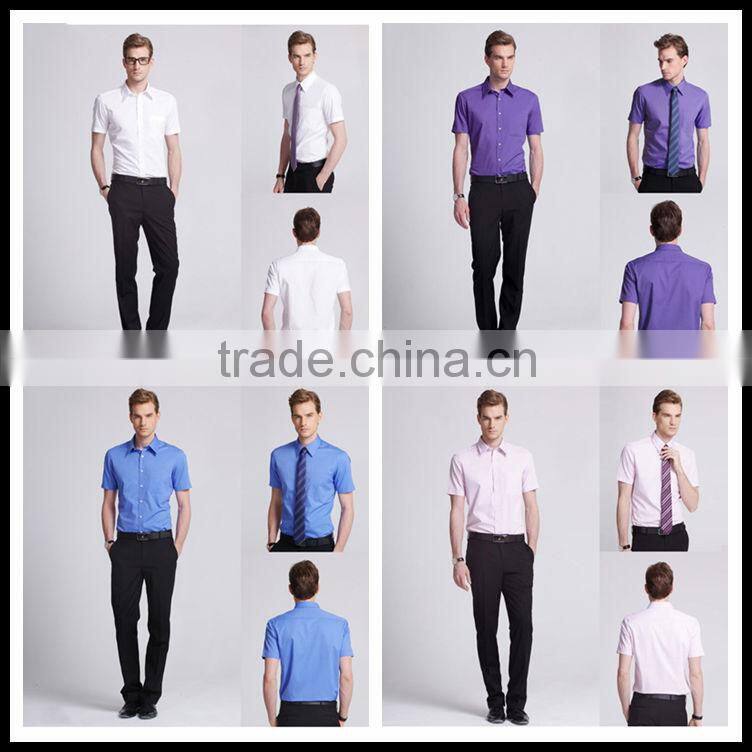 In-Stock Items wholesale Anti-Pilling formal men black shirts