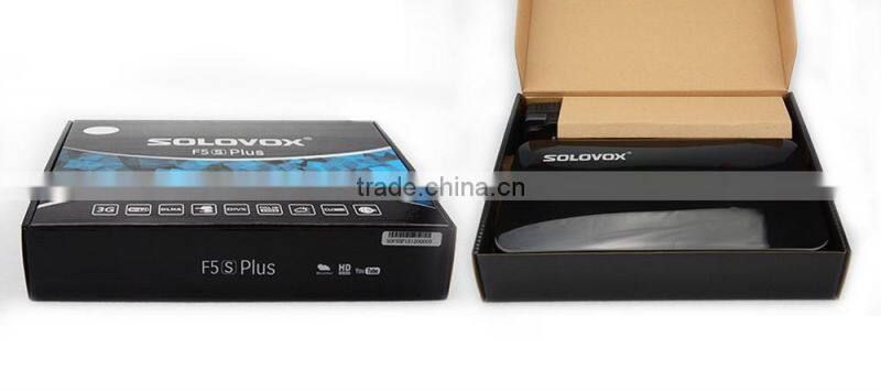 F5S Plus Satellite Receiver with Dual Core 600MHz Processor DVB-S2 LED Display Support WEB TV