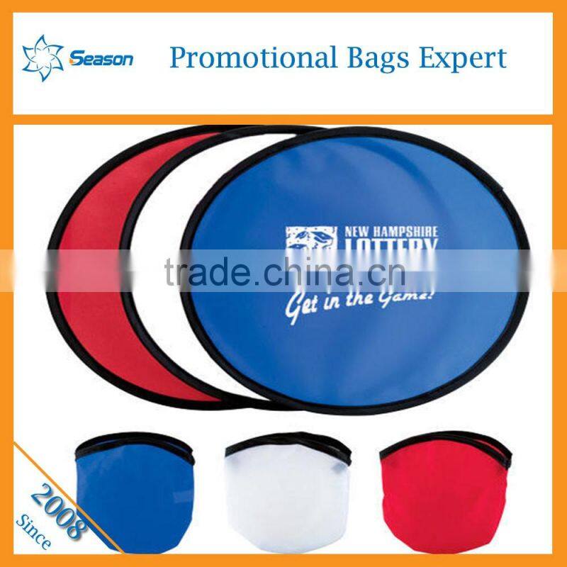 190T Oxford Foldable frisbee fan Folding fabric frisbee