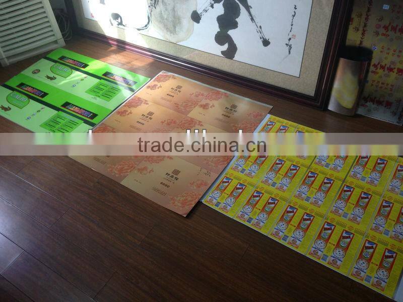 Electrolytic tinplate with lacquer 4 color