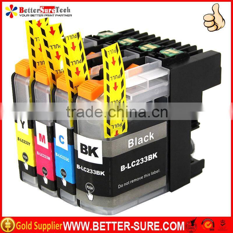 lc233 Magenta LC233 for brother printer compatible ink cartridge with original printing performance