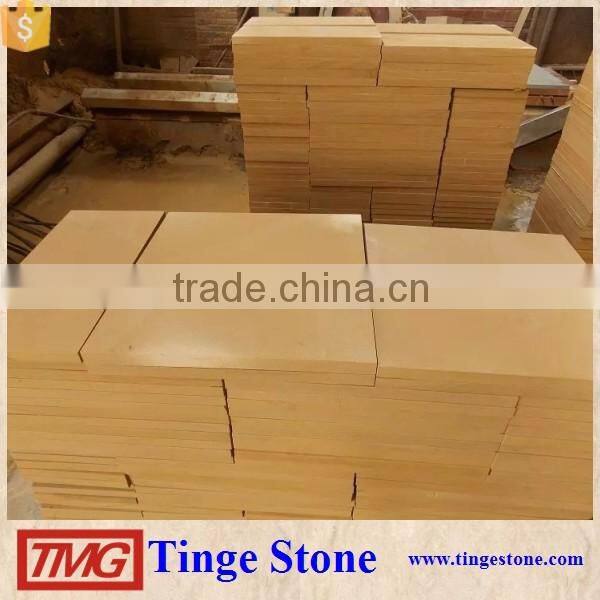 Chinese Yellow Sandstone Wall Tiles For Decoration