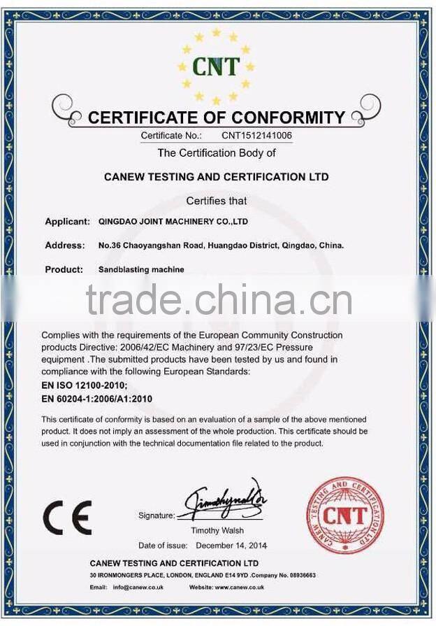 Q69 Steel sheet shot blasting machines