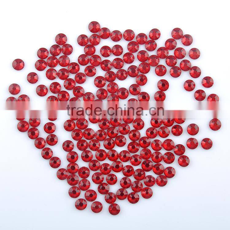 LCT colour best shinning quality China glass flatback rhinestones