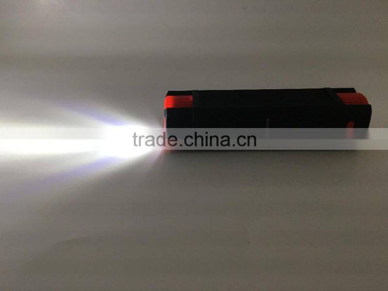 2016 New Outdoor Flash Light Power Bank Rechargerable 2600mah 6000mah 8000mah Power Bank