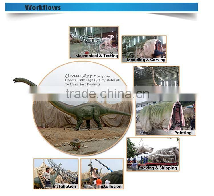 Animatronic dinosaur park dragon statues western dragon for theme park