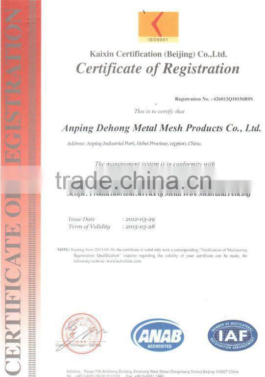 SGS welded wire mesh fence panel powder coated