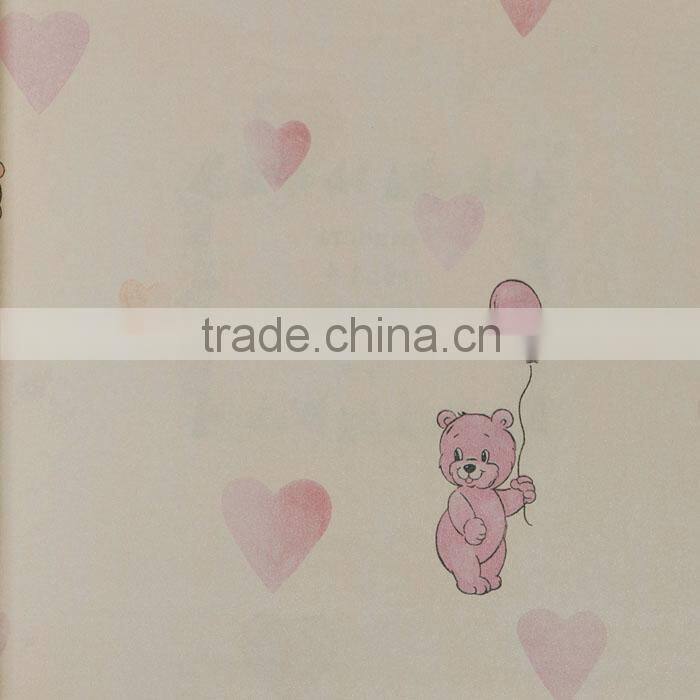 K5554R cartoon soundproof wall covering for kids room