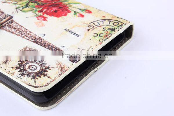 PU leather case for samsung galaxy A5,tower painting case for samsung galaxy A5,stand case for samsung