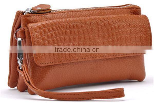 Women Leather Clutch Bag Stone Pattern Zipper Bag Cowhide Messenger fashion bags ladies handbags