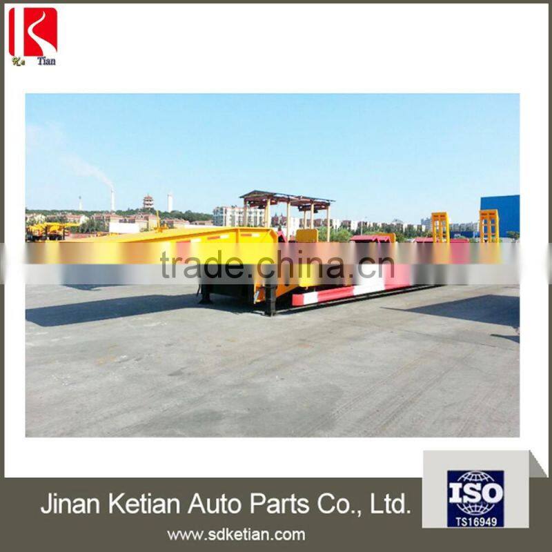 Low Bed Semi Trailers Used For Equipment Transport