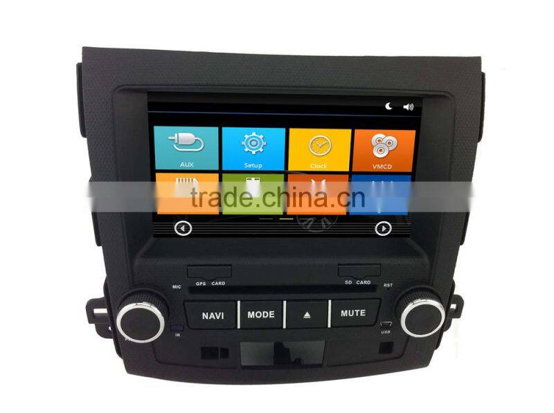 Multifunction car dvd for OUTLANDER with Rear View Camera GPS BT IPOD TV Radio RDS