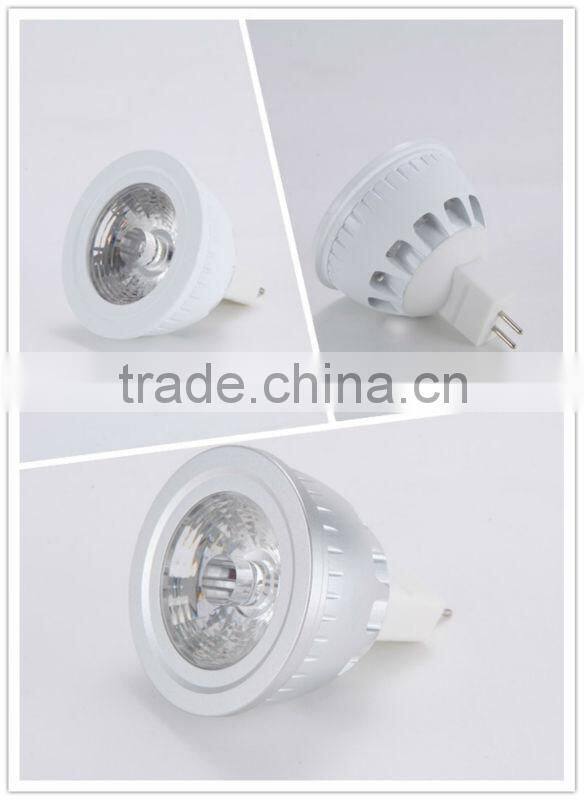 Ultra bright 36 degree led spotlight gu10 Ra>85 2700k~5000k dimmable led spot light 5w